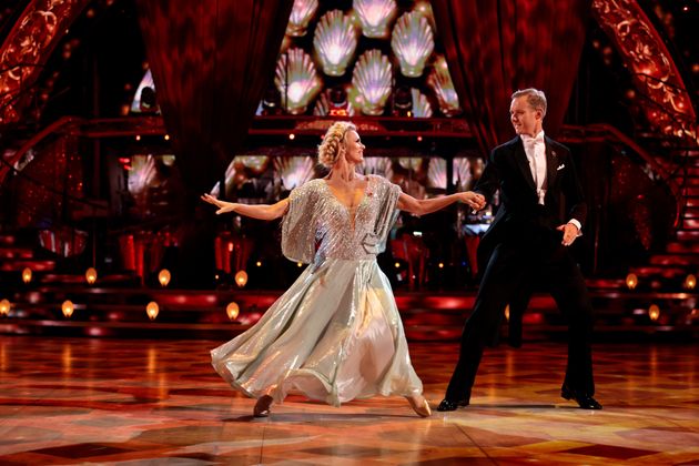 Nadiya and Dan on the Strictly dance floor