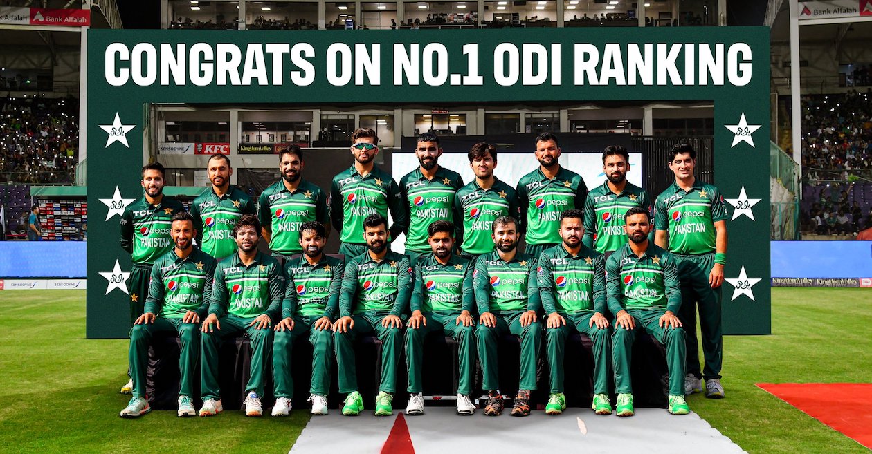 Pakistan No. 1 ODI team