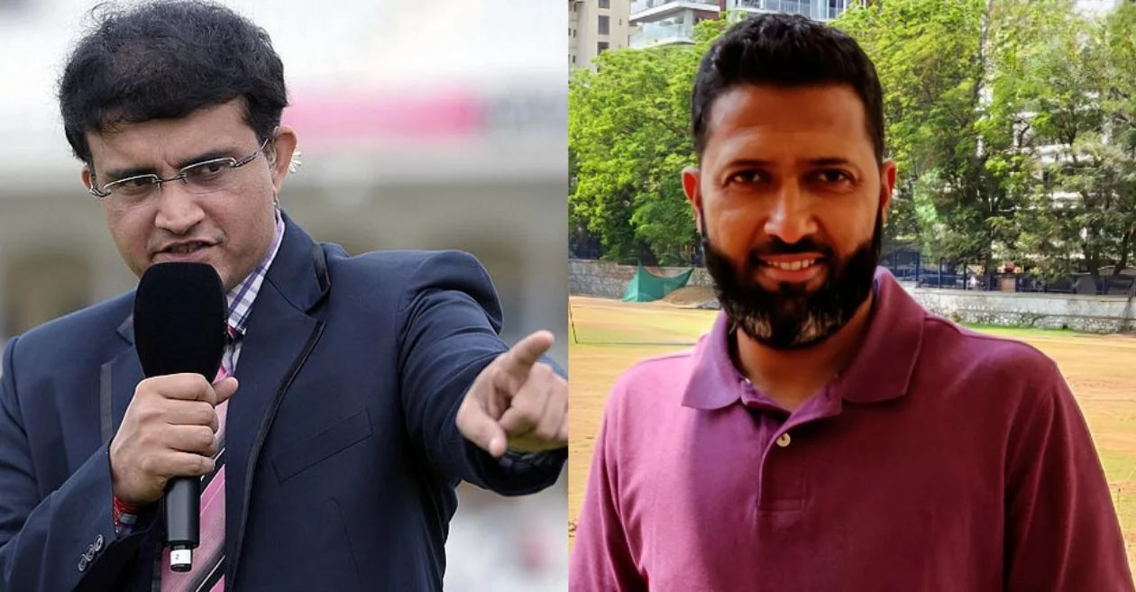 Sourav Ganguly and Wasim Jaffer