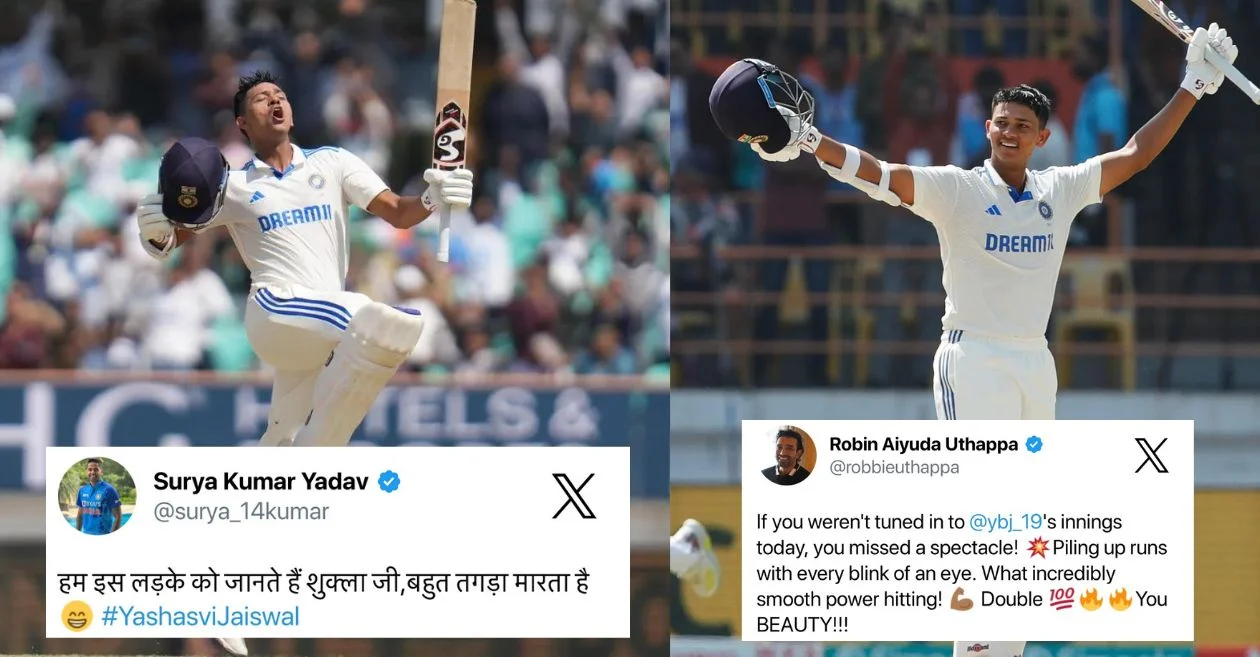 Yashasvi Jaiswal hits 2nd double ton in Test cricket