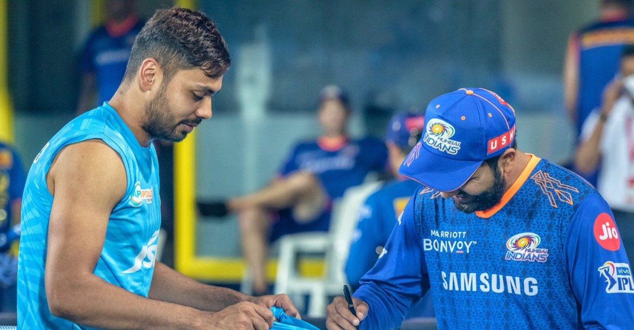 Avesh Khan and Rohit Sharma