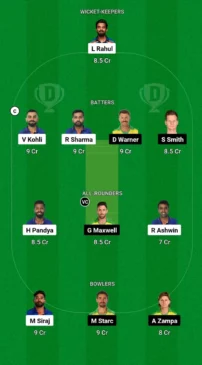 IND vs AUS Dream11 Team