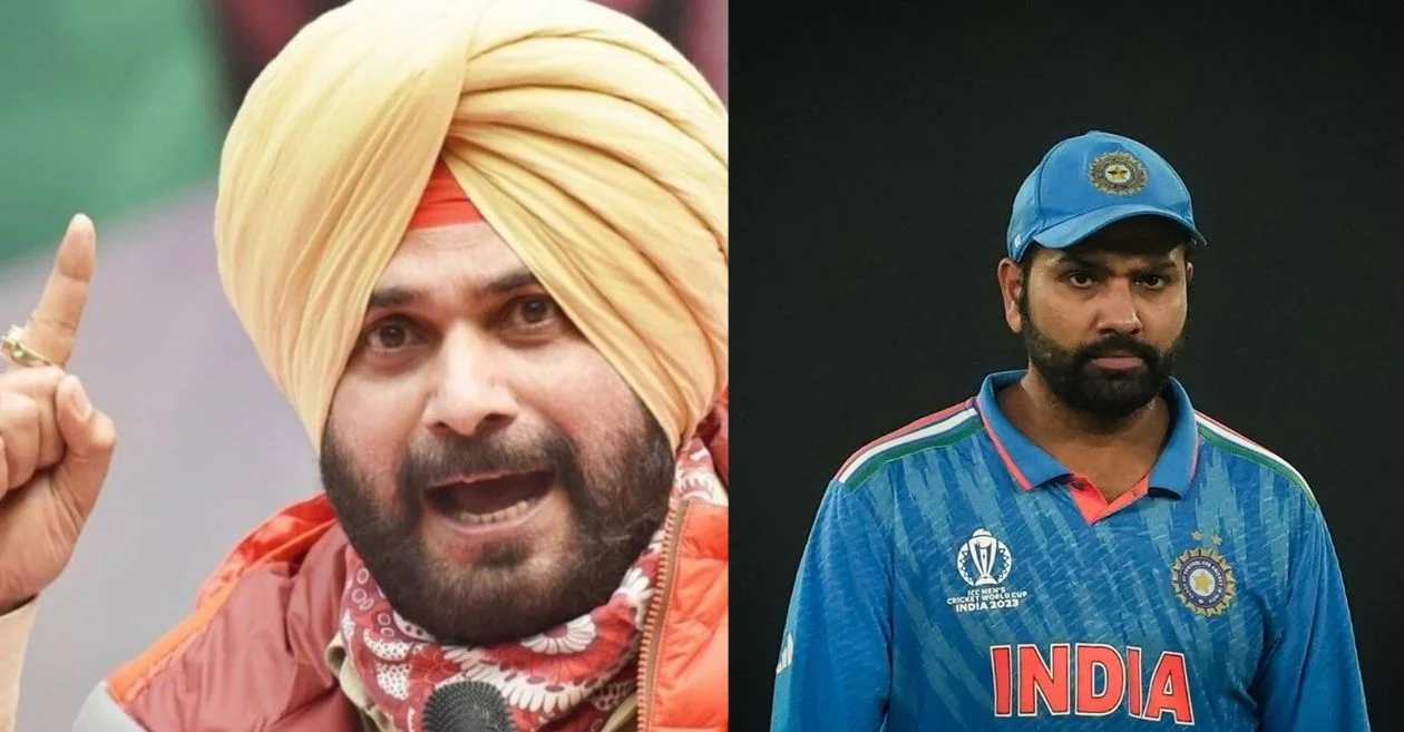 Navjot Singh Sidhu and Rohit Sharma