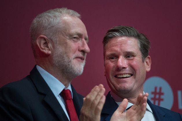 Jeremy Corbyn and Keir Starmer.