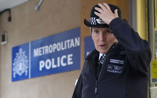 <strong>Metropolitan Police commissioner Dame Cressida Dick during a walk about in Brixton, south London, in November.</strong>