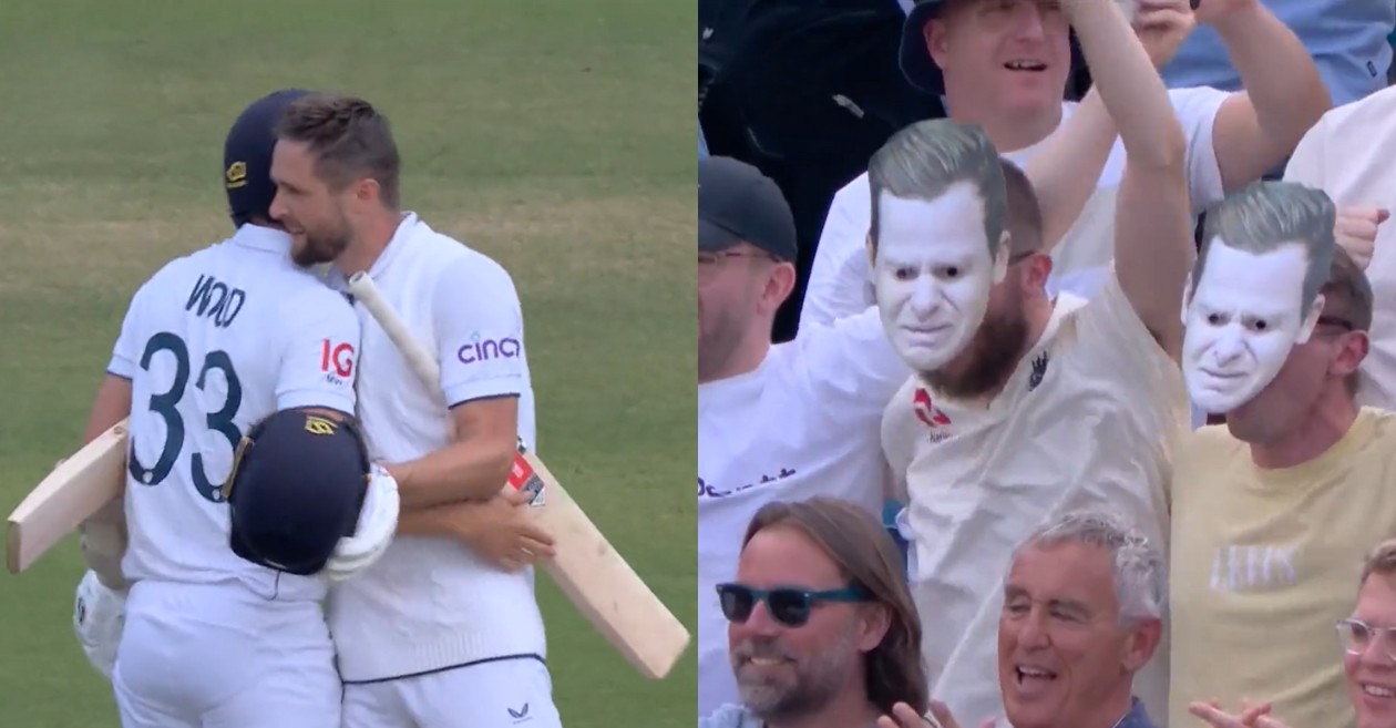 England fans teasing Steve Smith