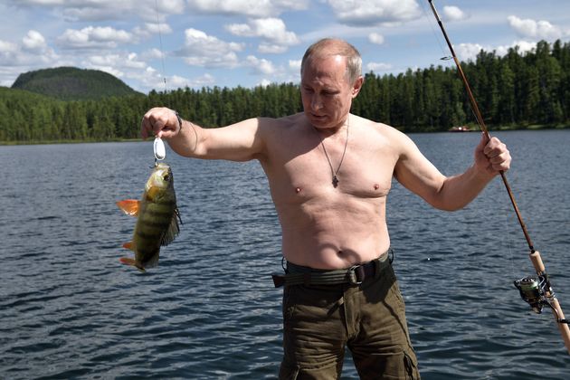 Putin fishing in 2017