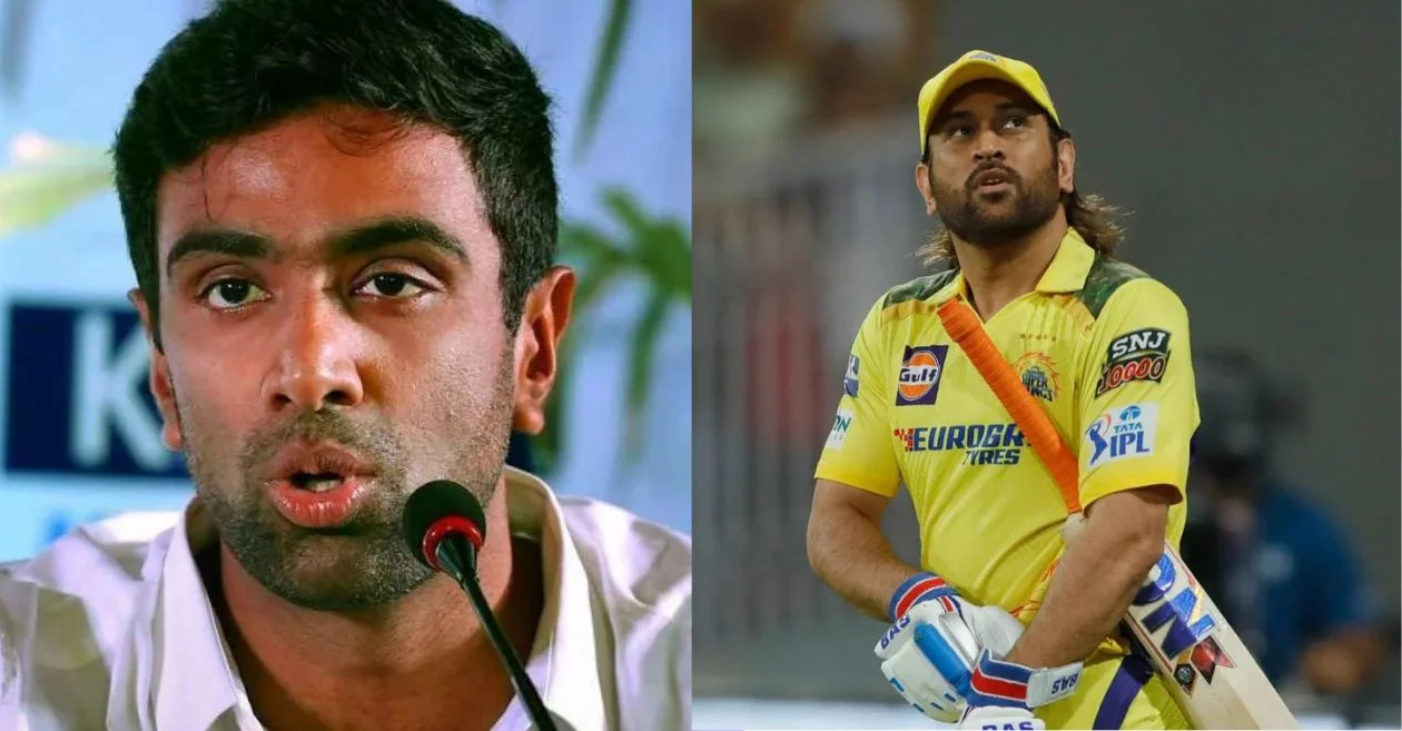 Ravichandran Ashwin and MS Dhoni