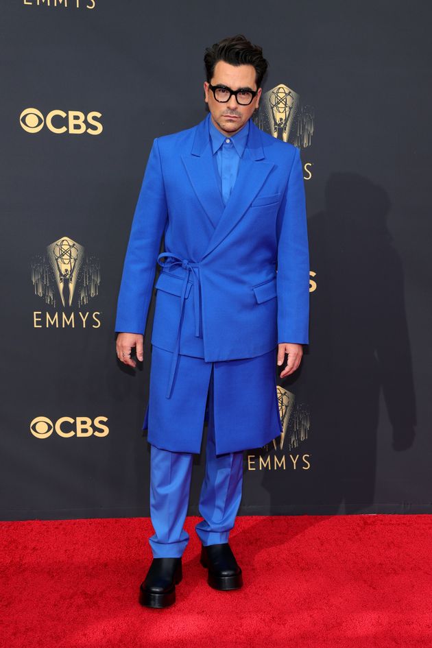 LOS ANGELES, CALIFORNIA - SEPTEMBER 19: Daniel Levy attends the 73rd Primetime Emmy Awards at L.A. LIVE on September 19, 2021 in Los Angeles, California. (Photo by Rich Fury/Getty Images)