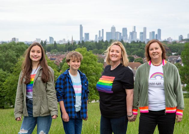 Beth Dowling-jones and her family