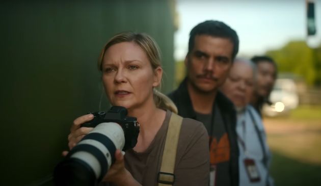 Kirsten Dunst takes the lead in the new action thriller Civil War