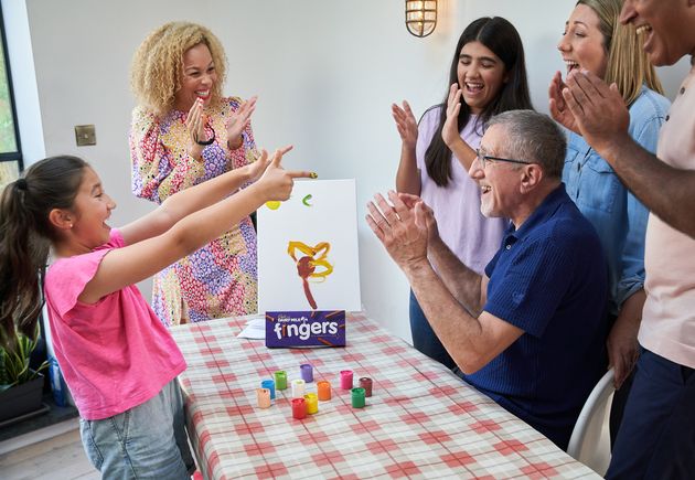 Finger Painting Fun with Cadbury Dairy Milk Fingers