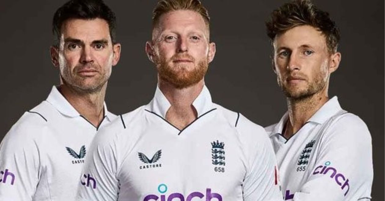 Ben Stokes, James Anderson, Joe Root