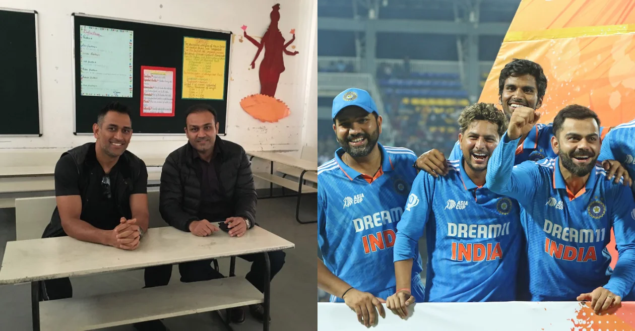 MS Dhoni, Virender Sehwag and Indian cricket team