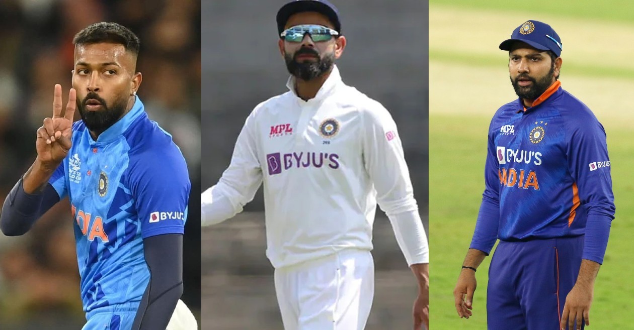 Hardik Pandya, Virat Kohli, Rohit Sharma