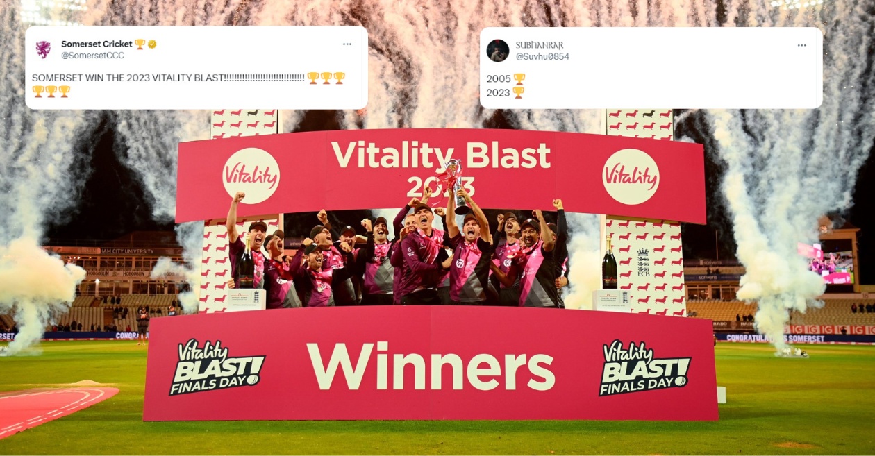 Somerset clinched their second Vitality Blast 2023 title