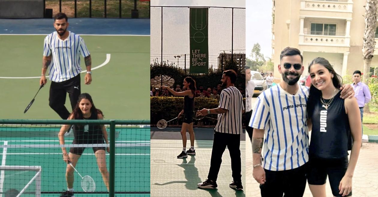 Virat Kohli, Anushka Sharma play badminton in Bengaluru