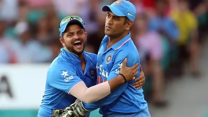 Raina, Dhoni