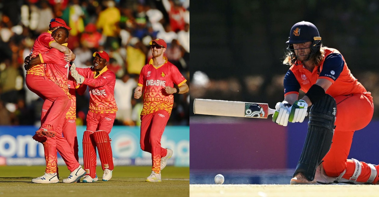 Zimbabwe team and Netherlands batter