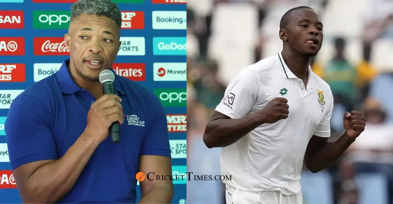 Makhaya Ntini and Kagiso Rabada