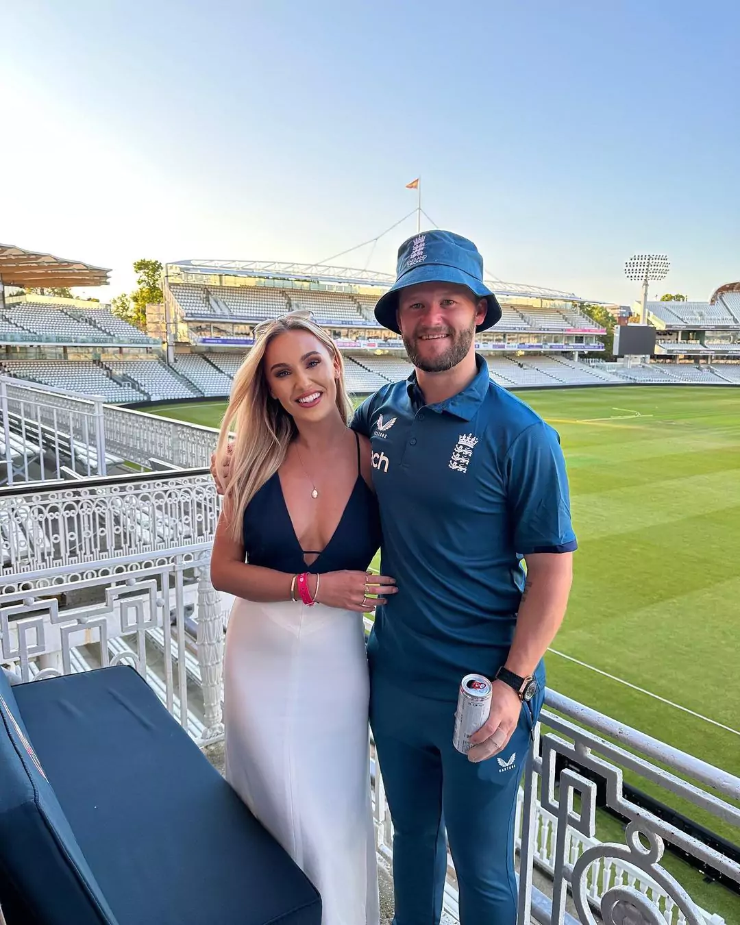 Ben Duckett and his partner 