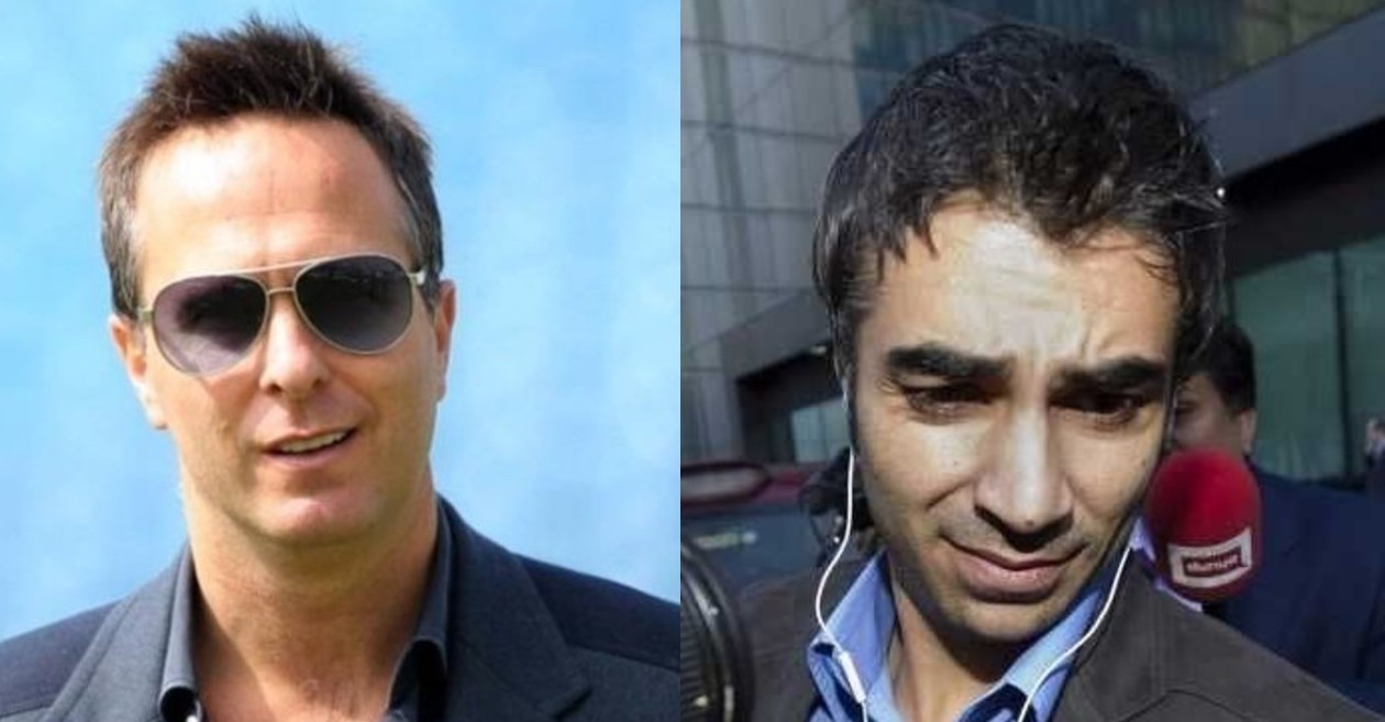 Michael Vaughan and Salman Butt