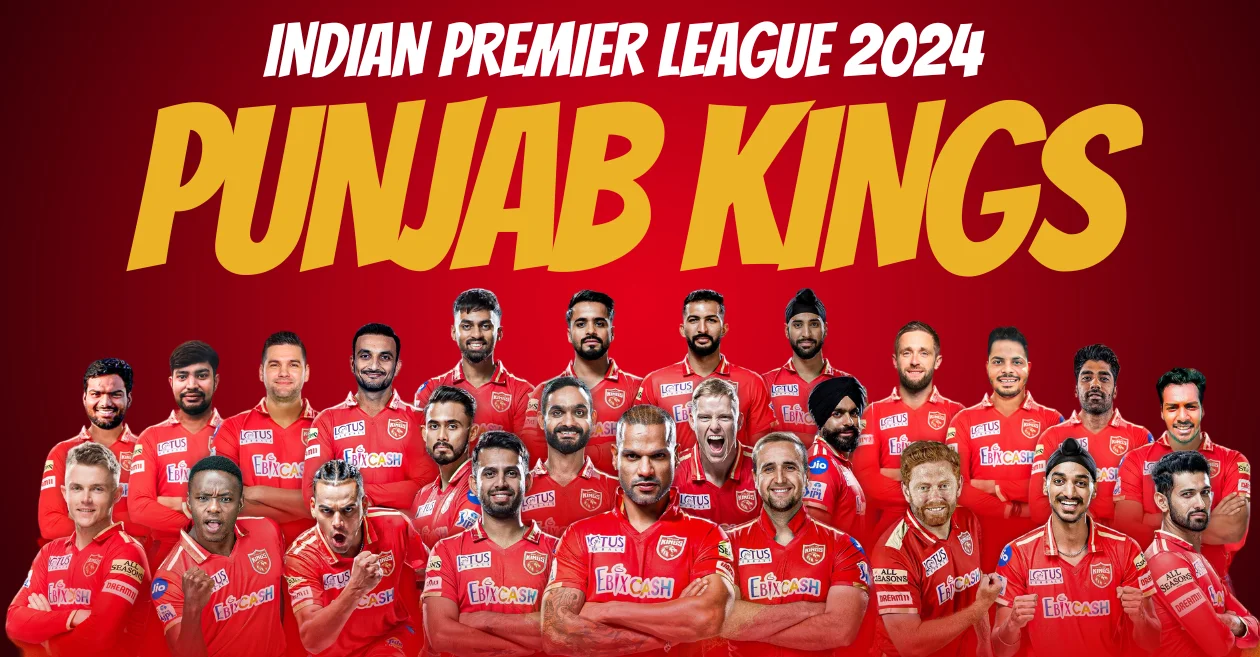 Complete squad of PBKS for IPL 2024