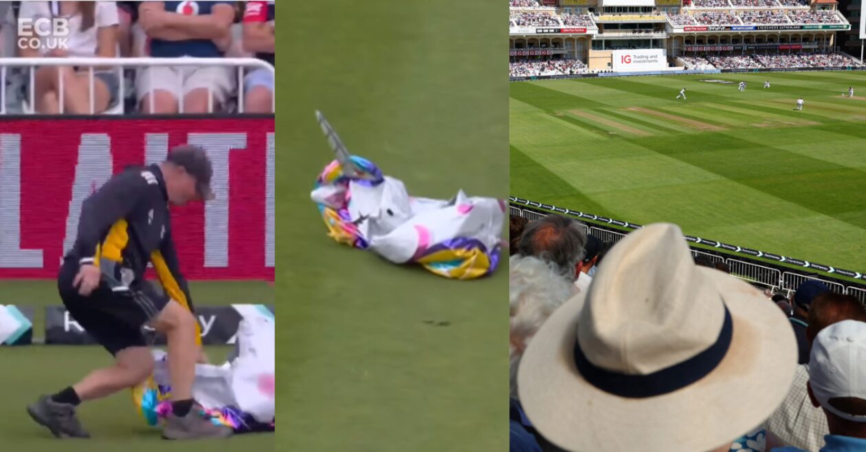 Balloon interruption during second test match (ENG vs WI)