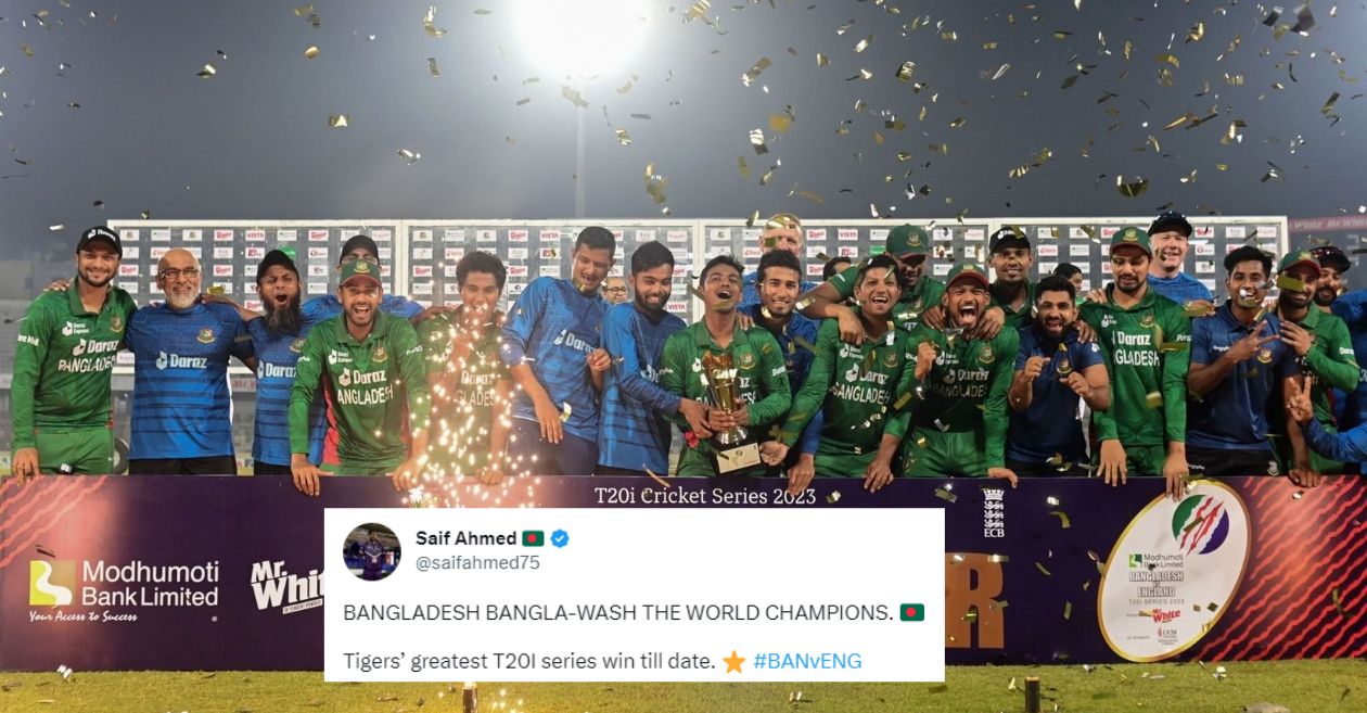 Bangladesh beat England in the final T20i