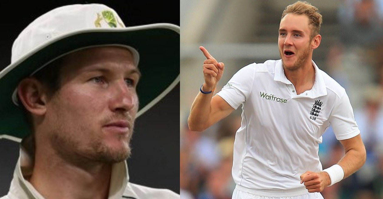 Cameron Bancroft and Stuart Broad