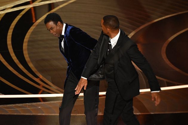 Will Smith appeared to slap Chris Rock onstage during the 94th Oscars