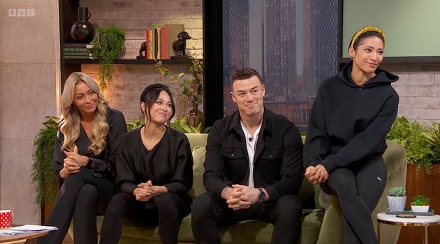 Luba Mustuck, Katya Jones, Kai Widdrington and Karen Hauer on Morning Live