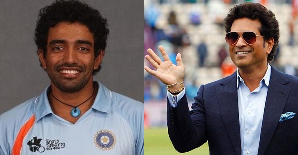 Robin Uthappa and Sachin Tendulkar