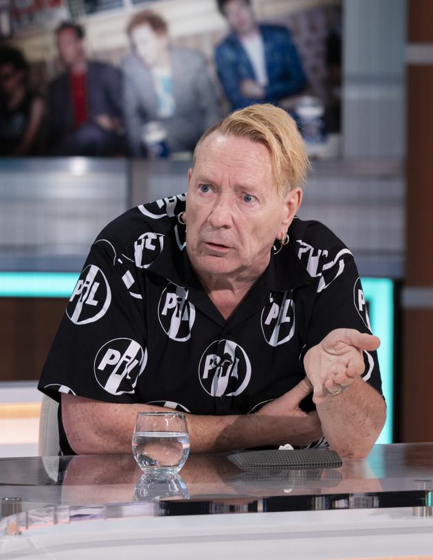 John Lydon pictured in the GMB studio