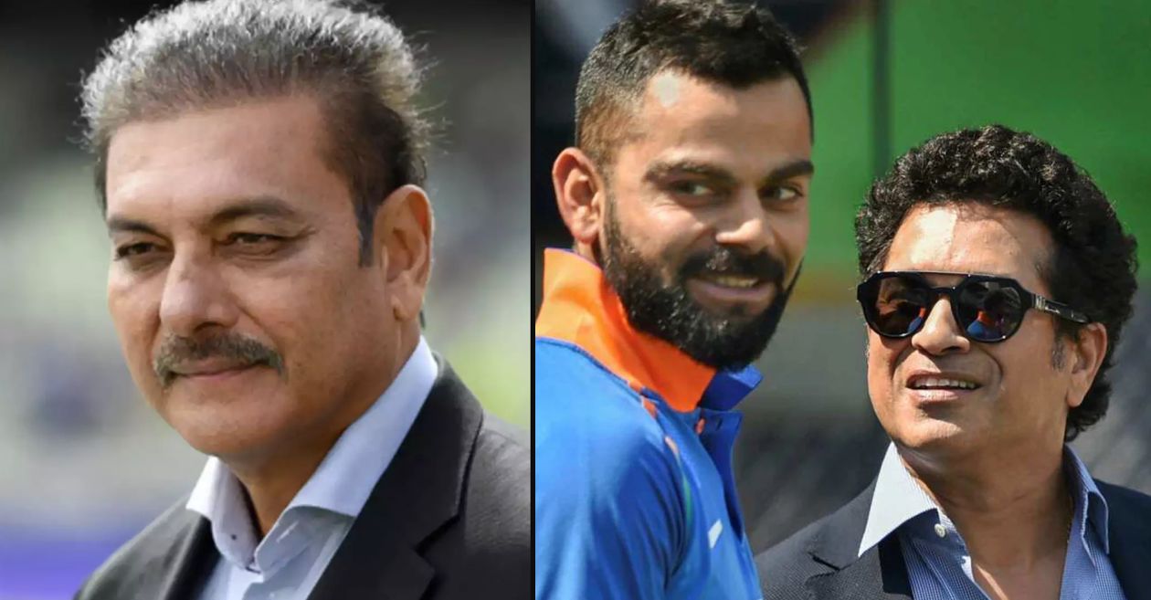 Ravi Shastri, Virat Kohli, Sachin Tendulkar