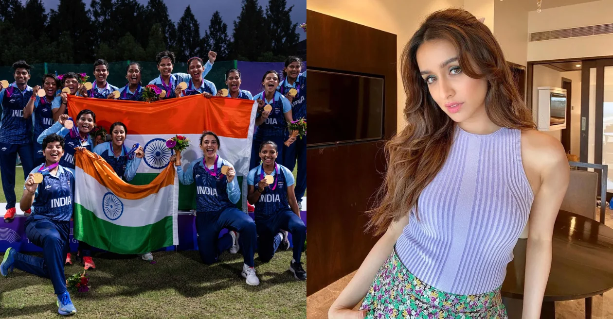 Indian-womens-cricket-team-and-Shraddha-Kapoor.webp