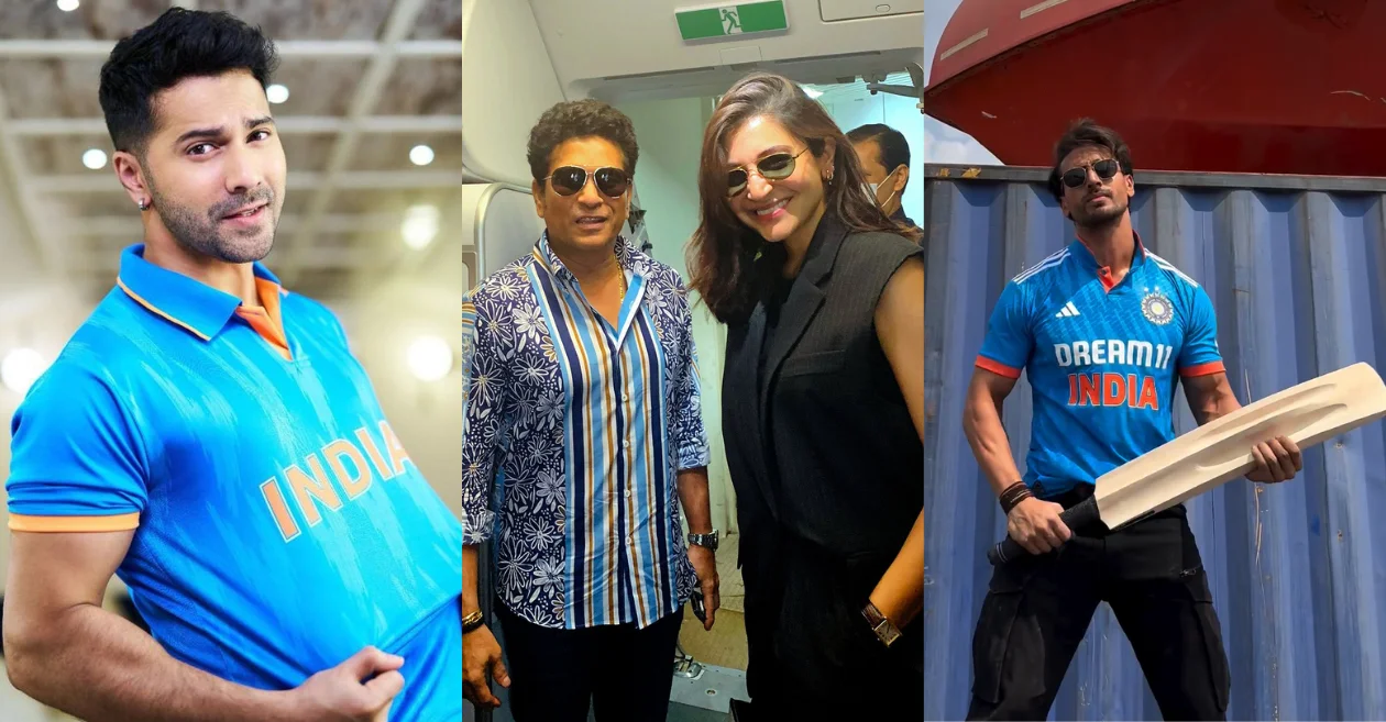 Varun Dhawan, Sachin Tendulkar, Anushka Sharma and Tiger Shroff