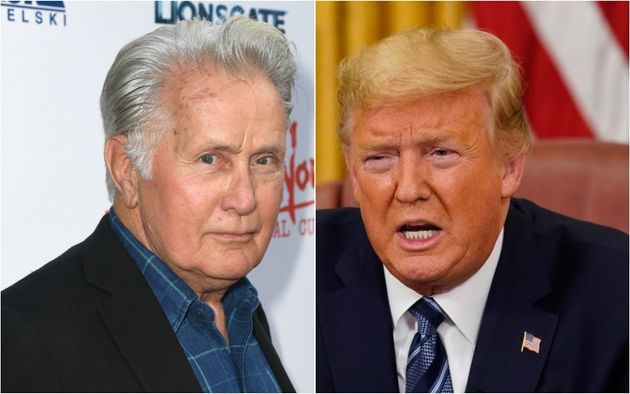 Martin Sheen and donald Trump