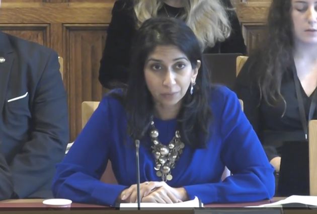 Suella Braverman said the cost of housing asylum seekers in hotels was 