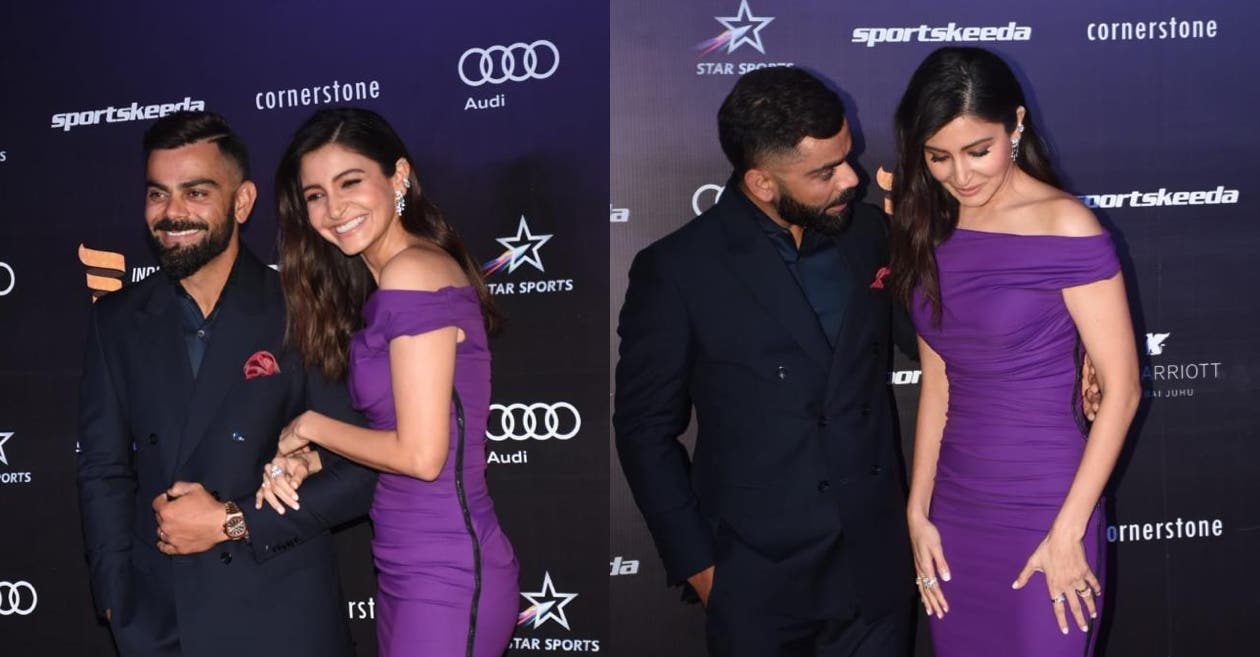 Virat Kohli and Anushka Sharma at Indian Sports Honours