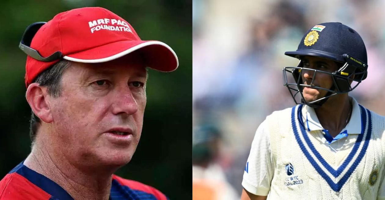 Glenn McGrath and Shubman Gill