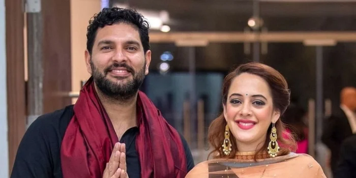 Yuvraj Singh and Hazel Keech