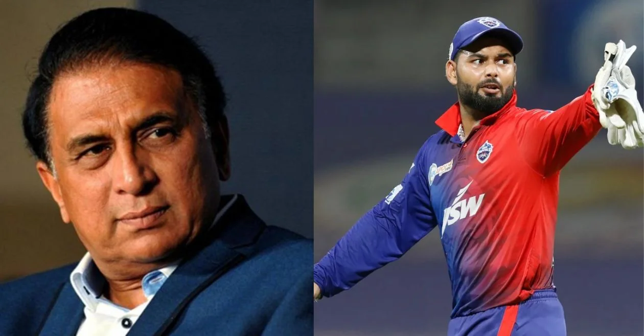 Sunil Gavaskar and Rishabh Pant