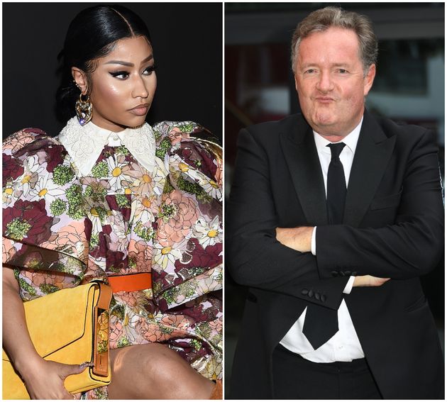 Nicki Minaj and Piers Morgan