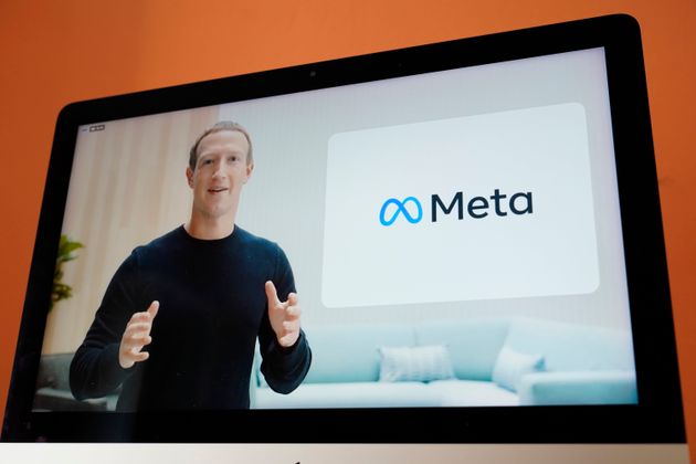 <strong>Mark Zuckerberg announces Facebook's new name, Meta, during a virtual event.</strong>