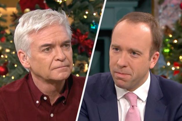 Phillip Schofield and Matt Hancock