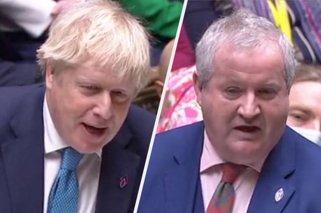 Boris Johnson took aim at SNP's Ian Blackford during PMQs