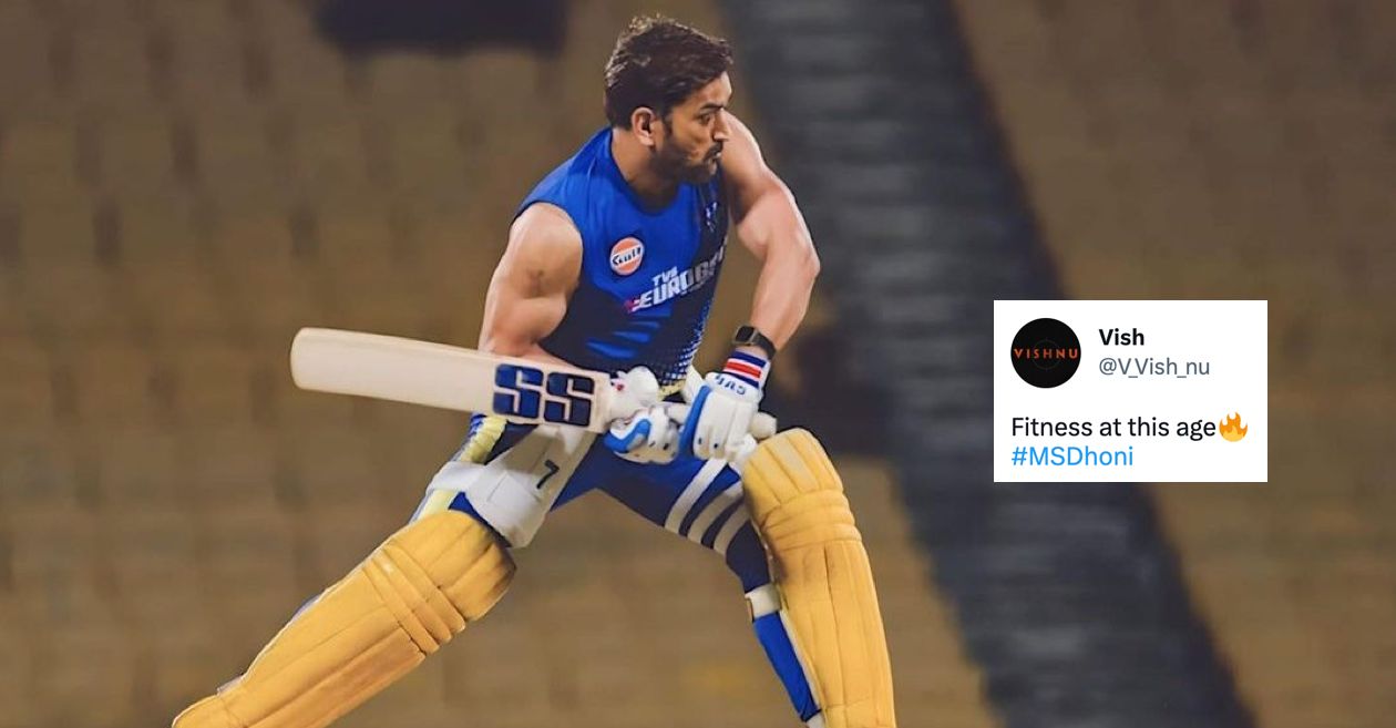 MS Dhoni biceps