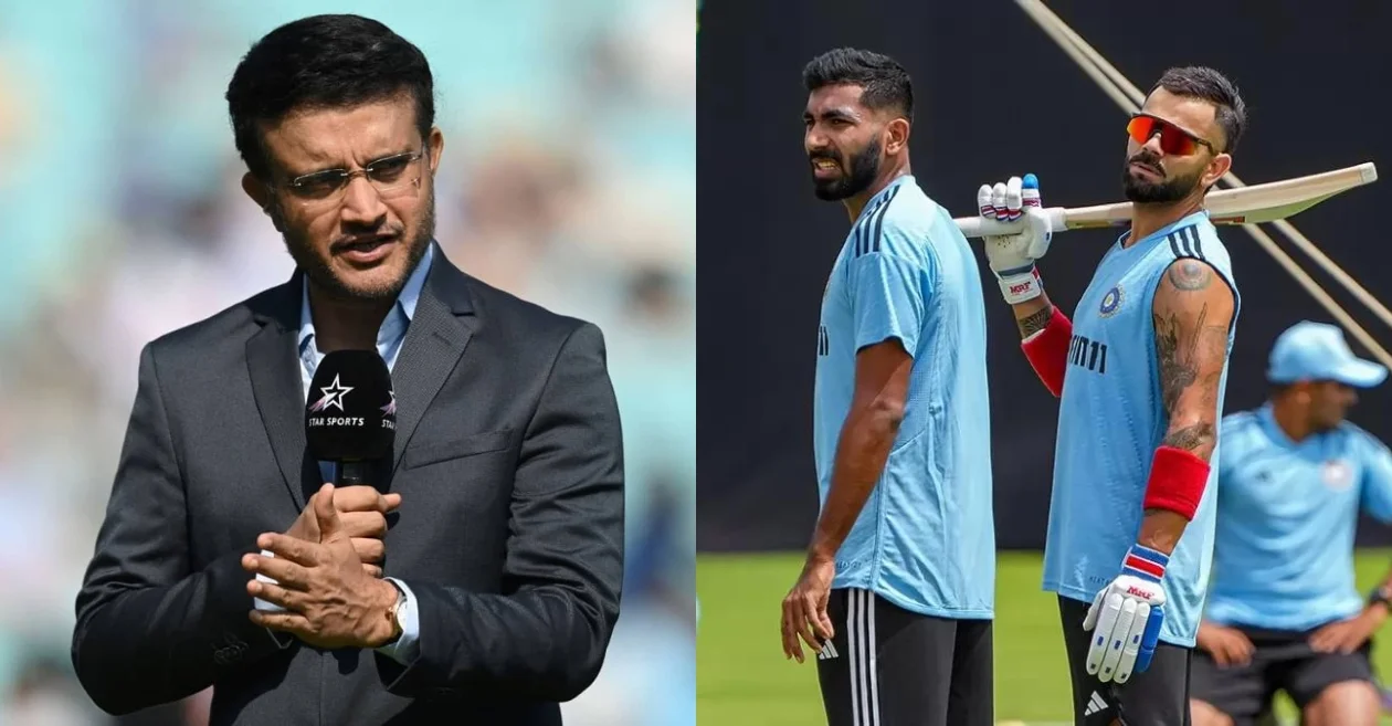 Sourav Ganguly, Jasprit Bumrah and Virat Kohli