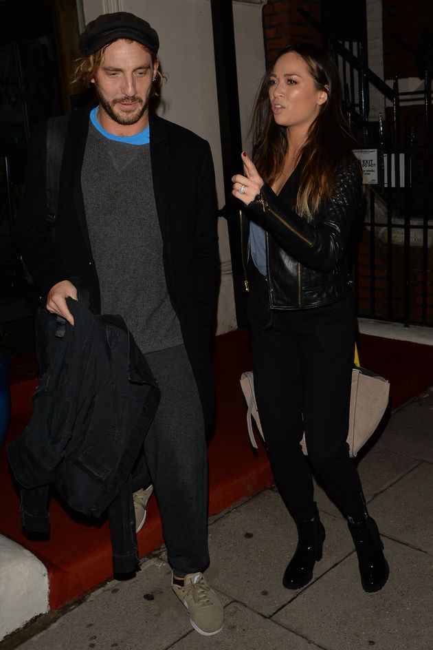 Seann Walsh and former Strictly partner Katya Jones